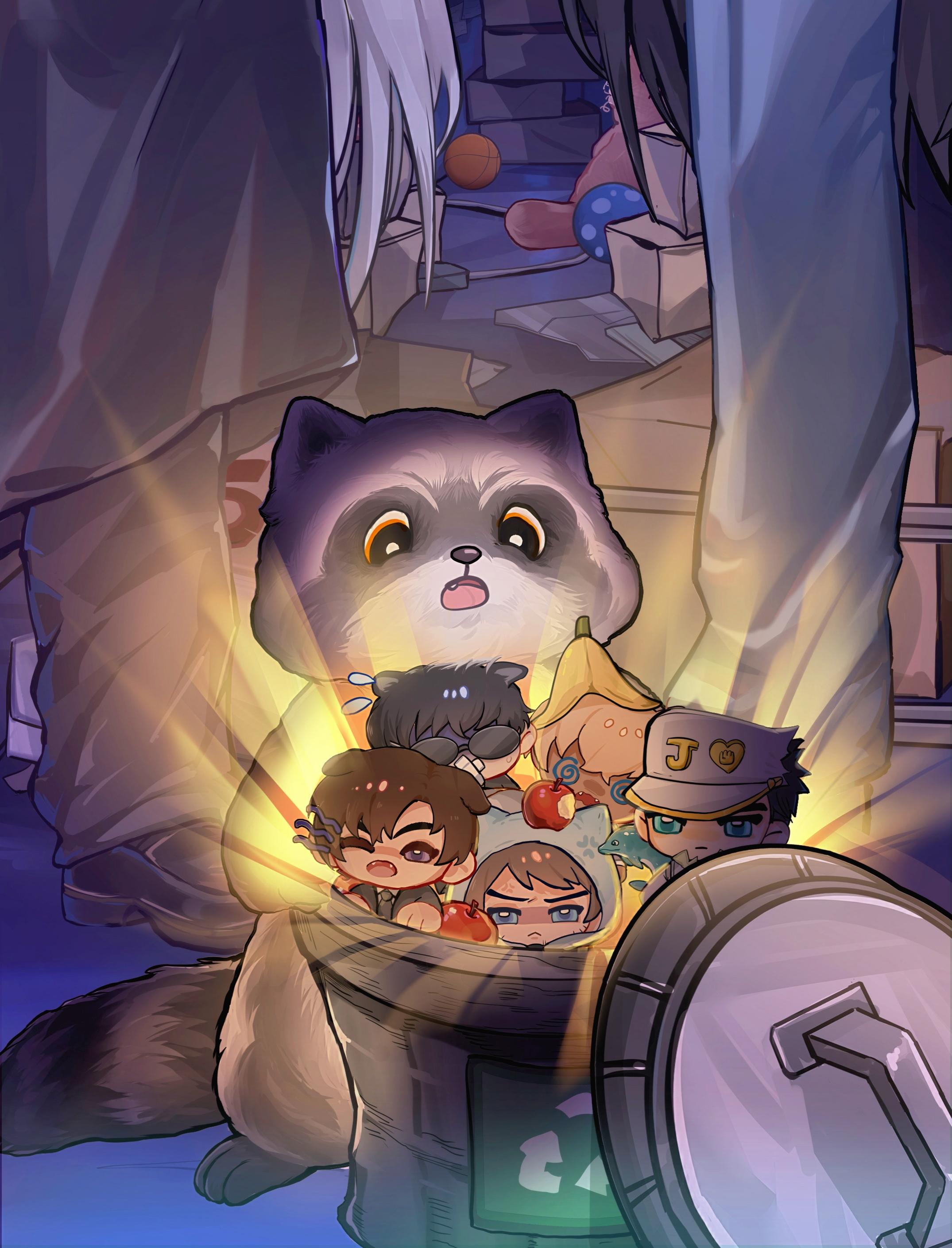 垃圾桶能给人吗